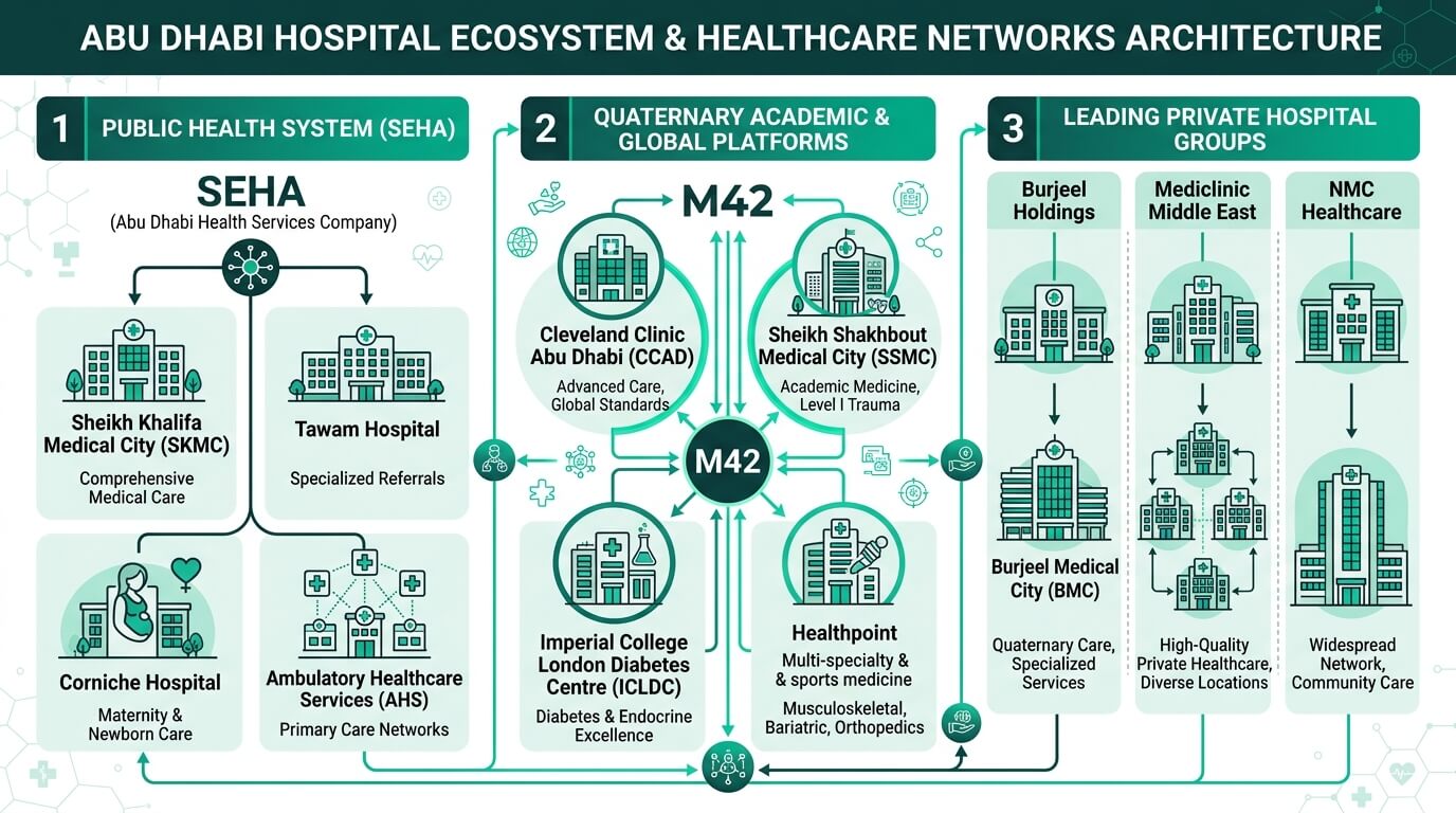 Abu Dhabi Major Hospital Systems & Healthcare Networks Architecture