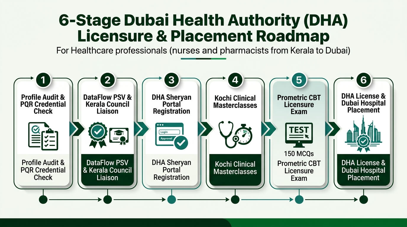 DHA Licensure and Placement Roadmap Kerala