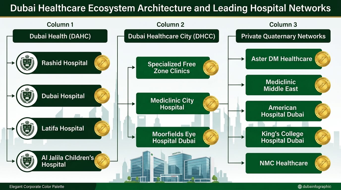 Dubai Quaternary Hospital Networks and Healthcare Ecosystem