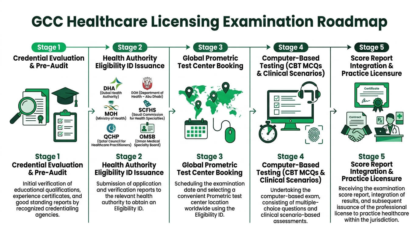 GCC Healthcare Licensing Examination Roadmap across Gulf Authorities